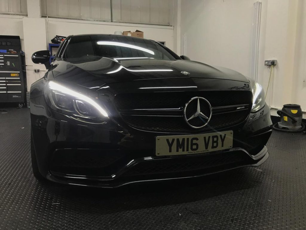 Mercedes C63S Chrome Delete | FRSH - Car Wrapping, Detailing & Paint