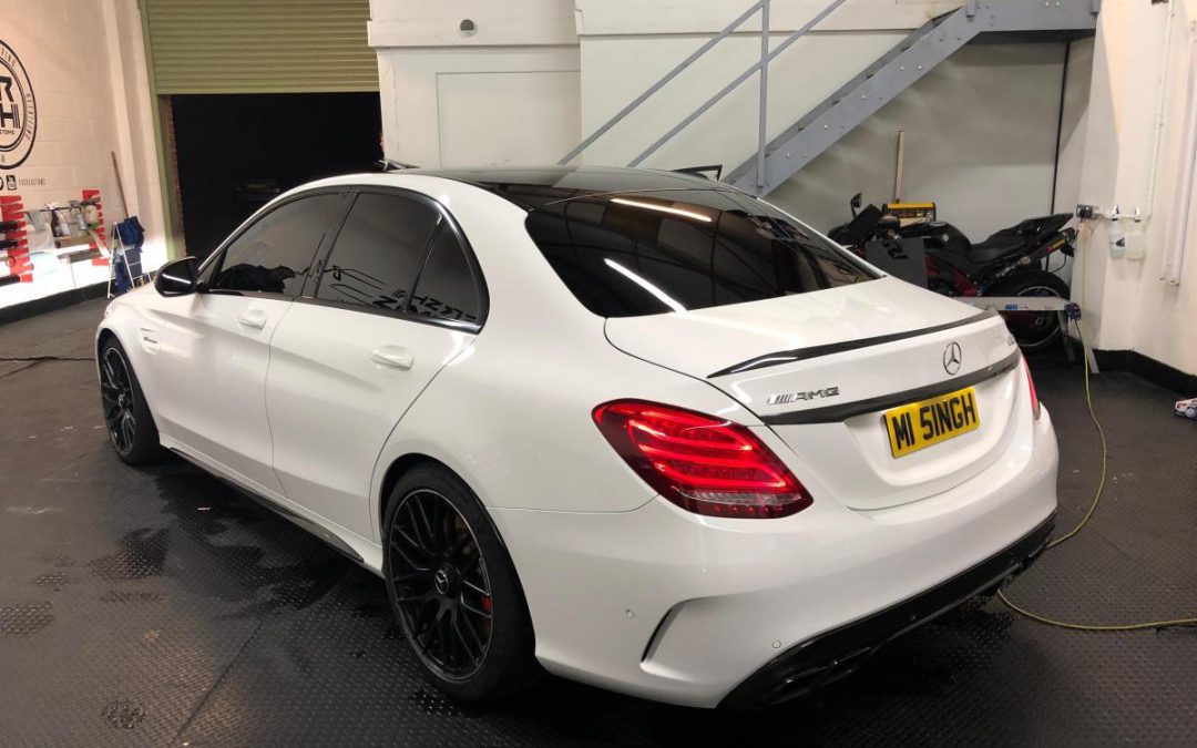 Mercedes C63 Gloss Black Detail & Tints