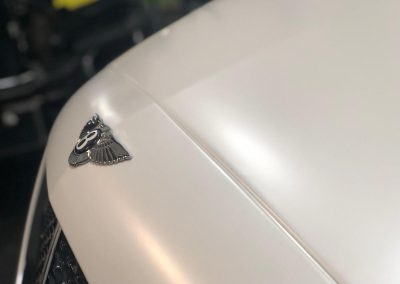 Satin Pearl White Bentley Continental GT