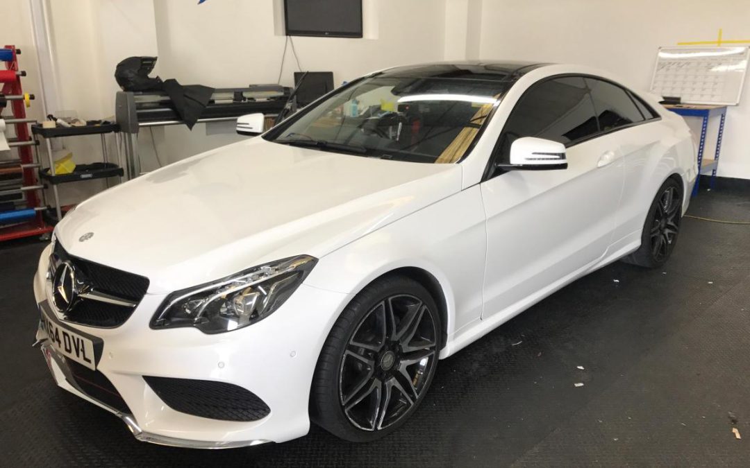 Mercedes E Class Coupe Gloss White