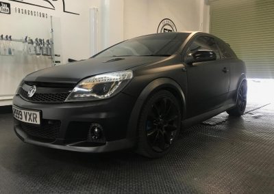 Matte Black Vauxhall Astra VXR