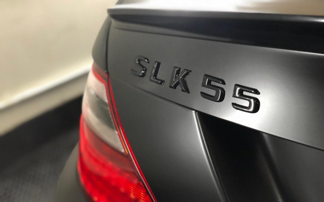 Mercedes SLK55 Satin Black