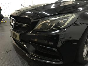 Paint protection applied to a vehicle