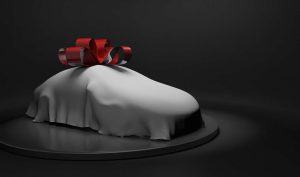 Gift wrapped car
