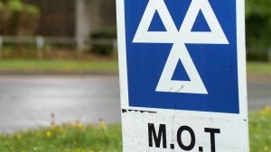 MOT test sign