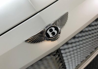 Bentley Flying Spur wrapped in Avery Satin Pearl White - Image 08