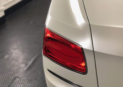 Bentley Flying Spur wrapped in Avery Satin Pearl White - Image 11