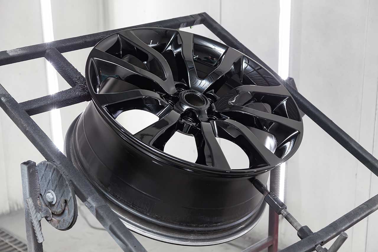 Alloy wheel refurbishment