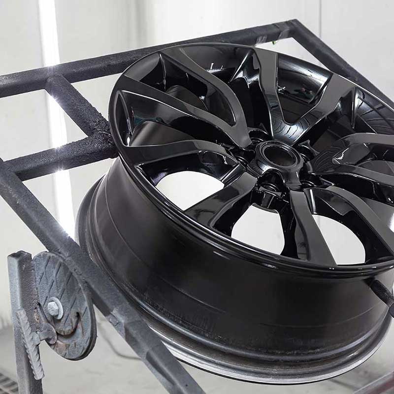 Alloy wheel refurbishment